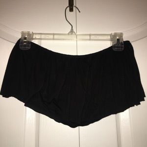 Black Flowy Crop Top